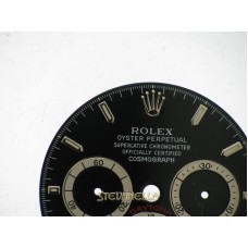 Quadrante nero trizio 6 invertito Rolex Daytona ref. 16519 16520 + kit sfere n. 398